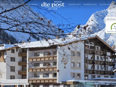 Hotel die post**** in Galtür (Silvretta Hochalpenstraße)